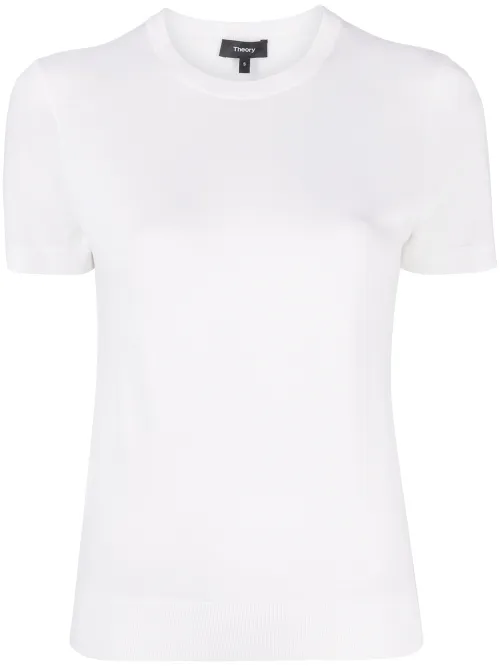 Theory haut en maille fine - Blanc - Theory - Modalova