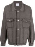 Barrie oversized denim jacket - Brown