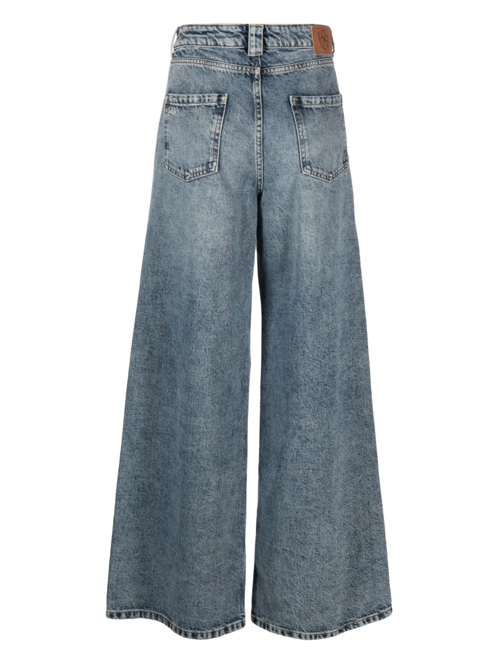 Ba&Sh Jeans met wijde pijpen - Blauw