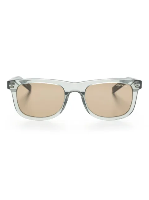Montblanc - transparent square-frame sunglasses