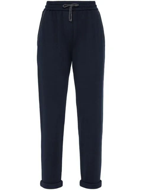 Brunello Cucinelli elasticated straight trousers