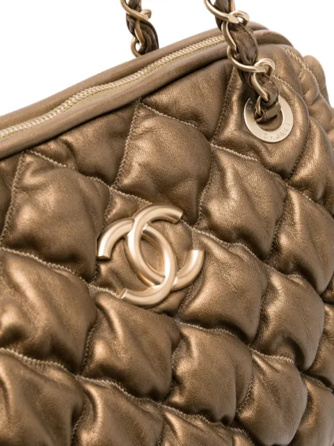 CHANEL Pre-Owned 2009-2010 Bolla diamond-quilted tote bag CHANELBOLLA - 3