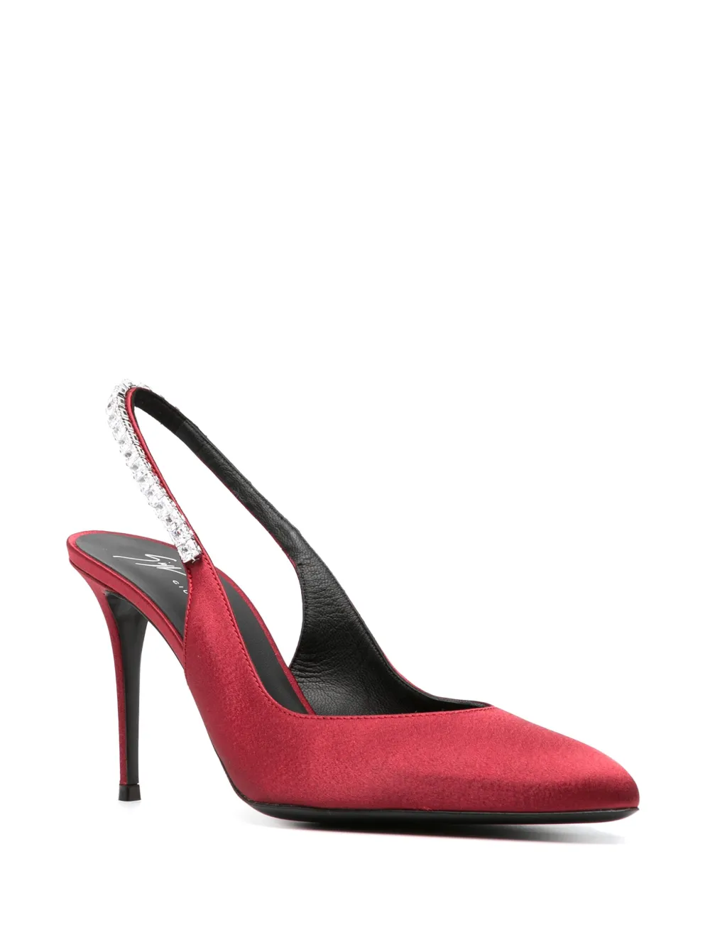 Giuseppe Zanotti Rachyl pumps met satijnen finish - Rood