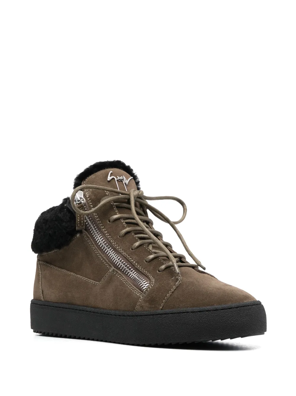 Giuseppe Zanotti Kriss suède sneakers - Groen