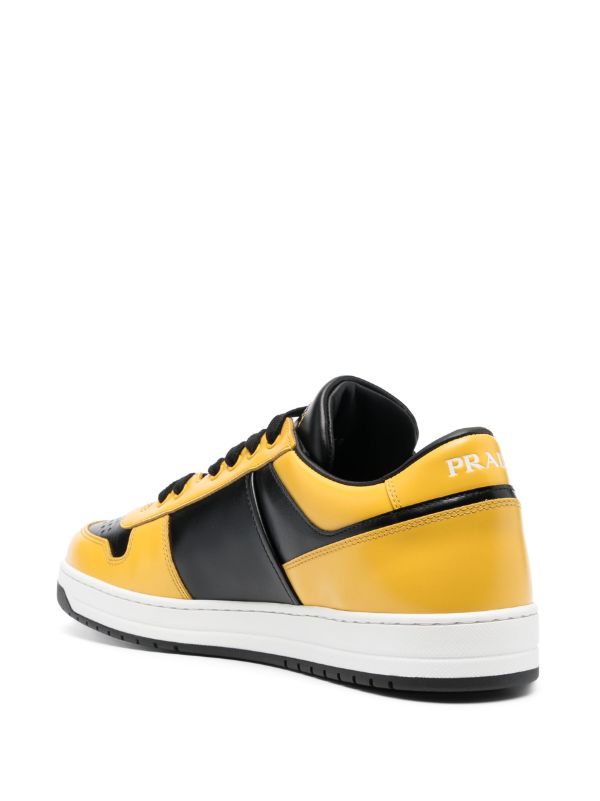 Black and yellow prada 2024 shoes