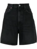 AGOLDE Stella organic-cotton shorts - Black