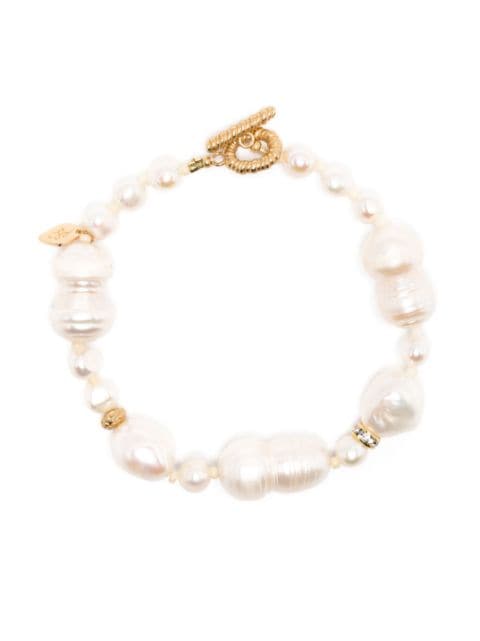 Anni Lu bar-pin pearl bracelet 
