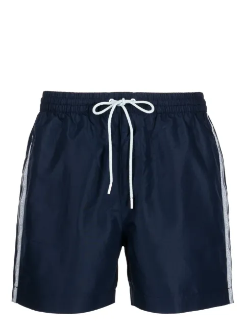 Calvin Klein shorts de playa con franjas del logo