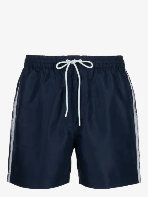 Calvin Klein logo-tape swim shorts