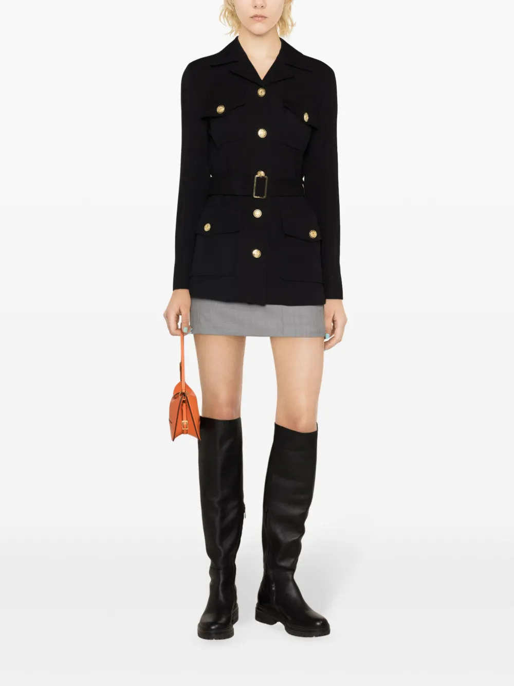 Claudie Pierlot Jack van katoenmix - Zwart