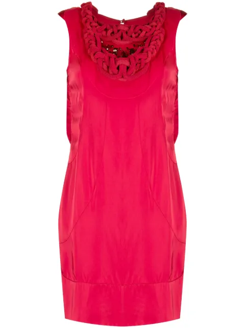 Valentino Garavani Pre-Owned 2010s crystal-embellished rope-detail dress