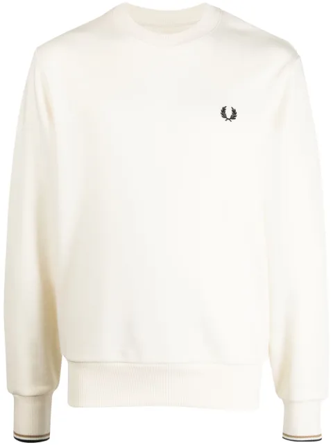 Fred Perry - logo-embroidered crew-neck sweatshirt