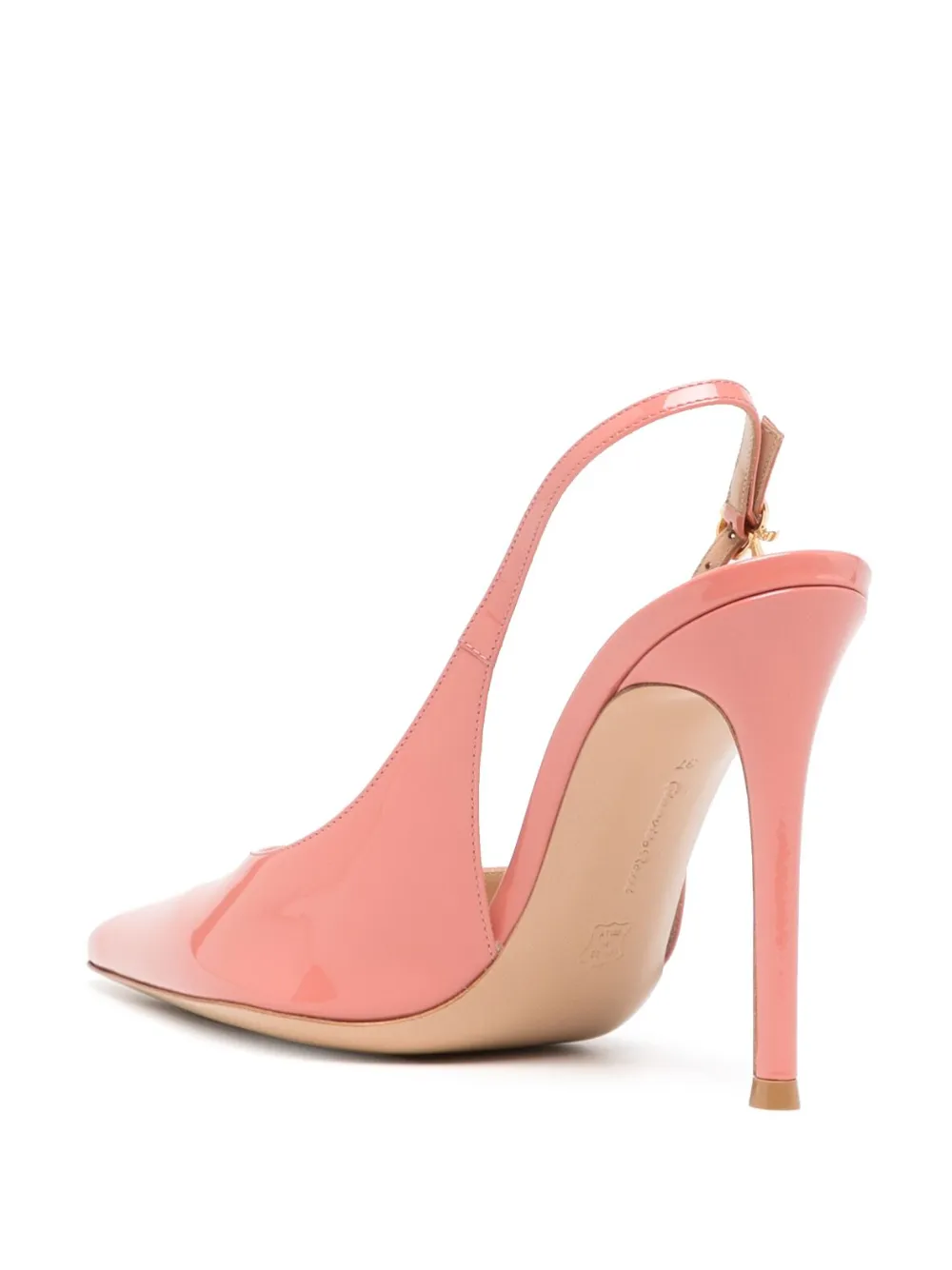 Gianvito Rossi Pointed-toe 110mm Leather Pumps In Pink