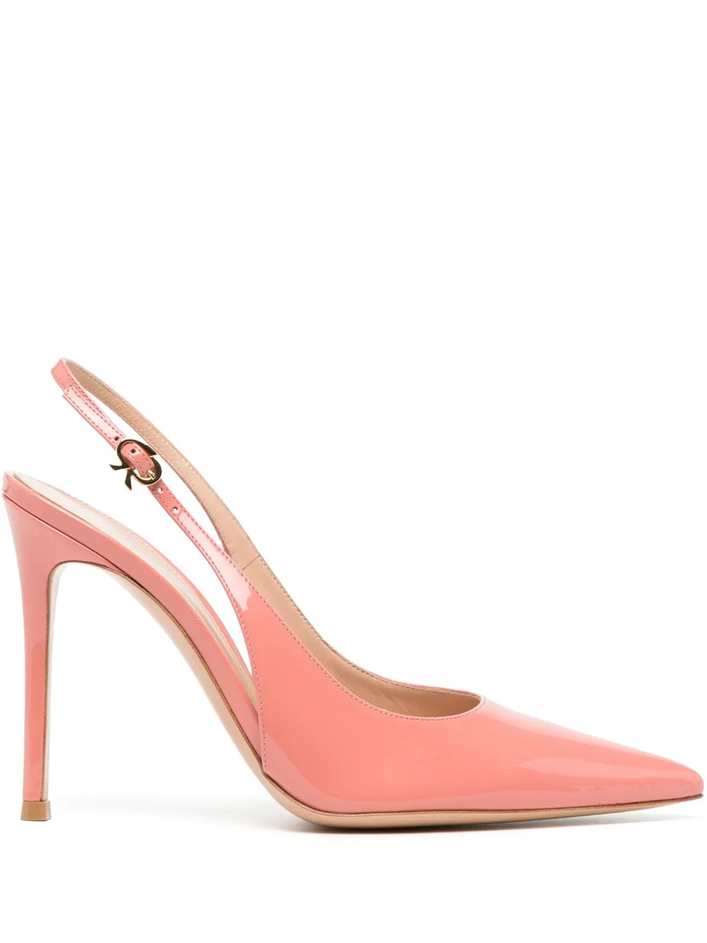 Gianvito Rossi Pointed-toe 110mm Leather Pumps In Pink