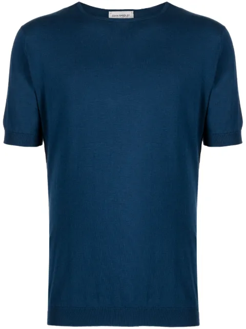 John Smedley sudadera de tejido fino manga corta