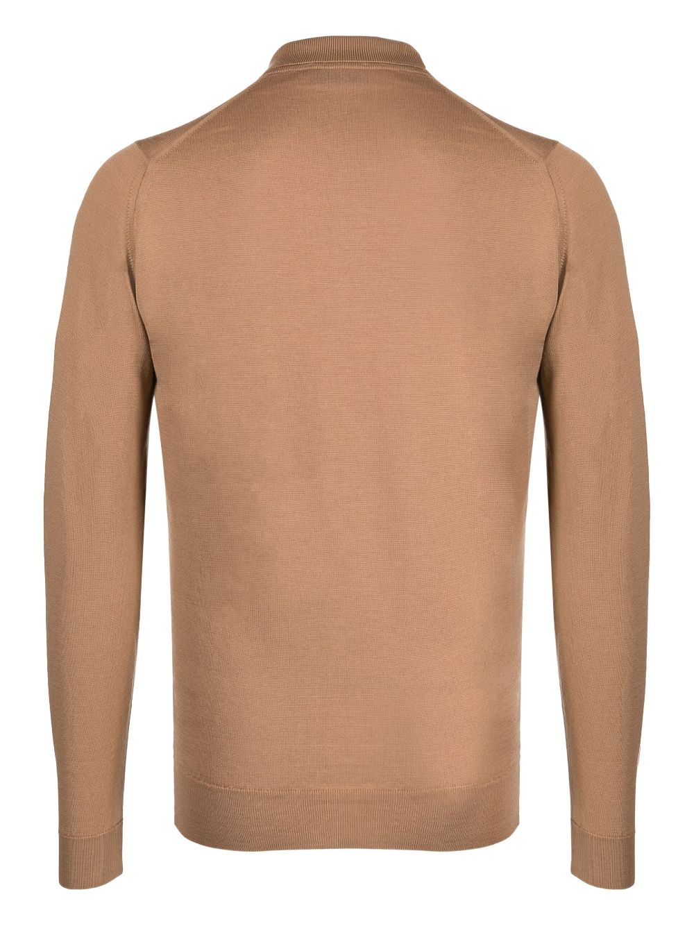 John Smedley Belper jersey-knit polo shirt - Bruin