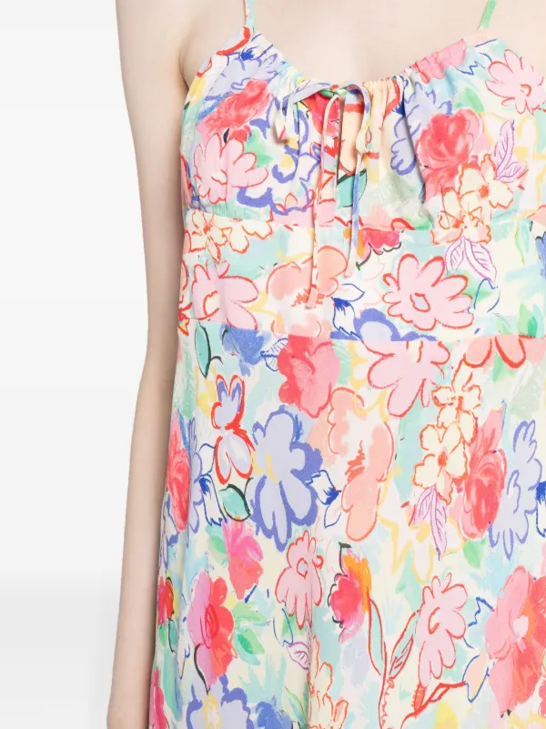 Rixo Lanie Strappy Midi Dress | Multicolour | FARFETCH HK