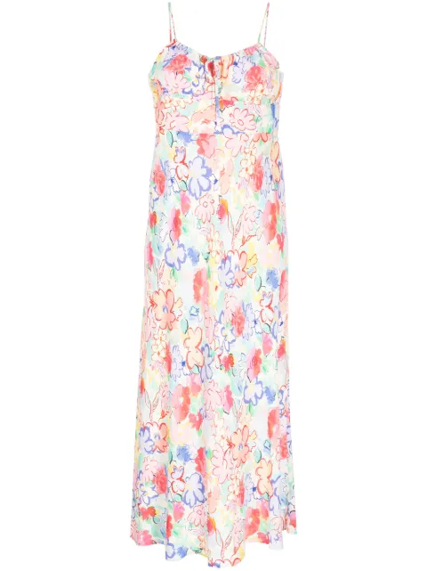 Rixo Lanie strappy midi dress