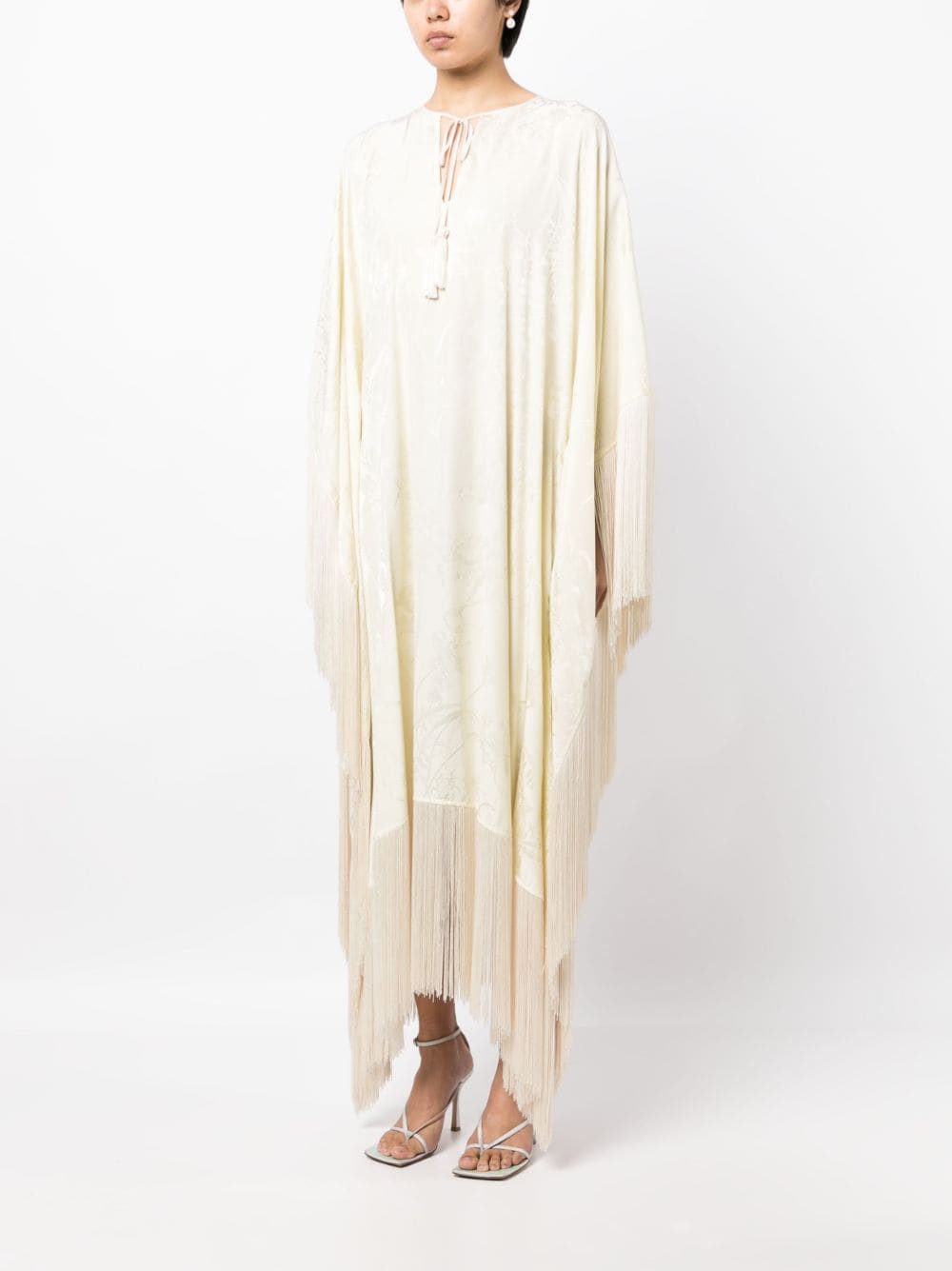 Shop Taller Marmo Mrs. Ross Asymmetric Maxi Dress In White