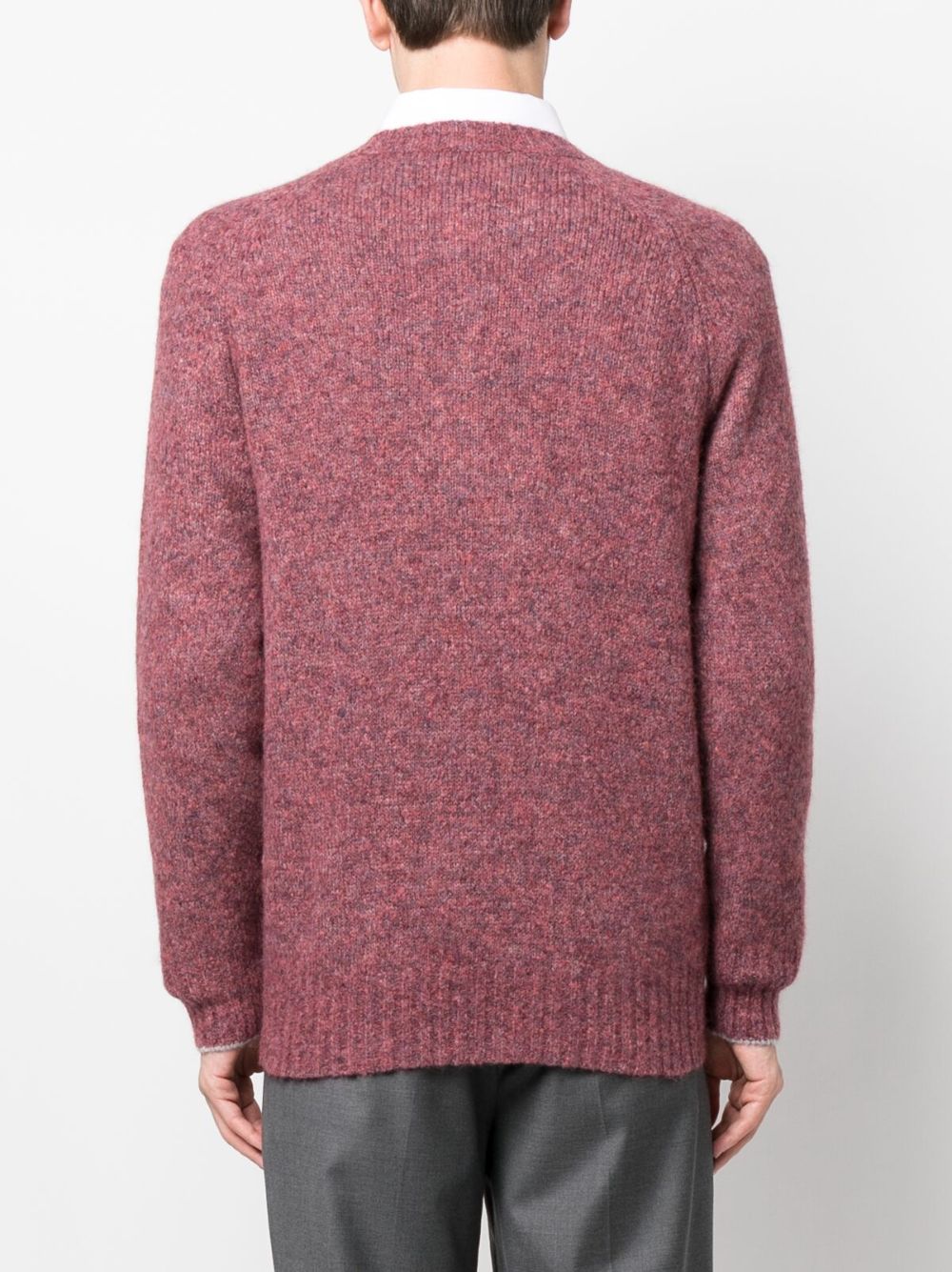 Brunello Cucinelli melange-effect crew-neck jumper Men