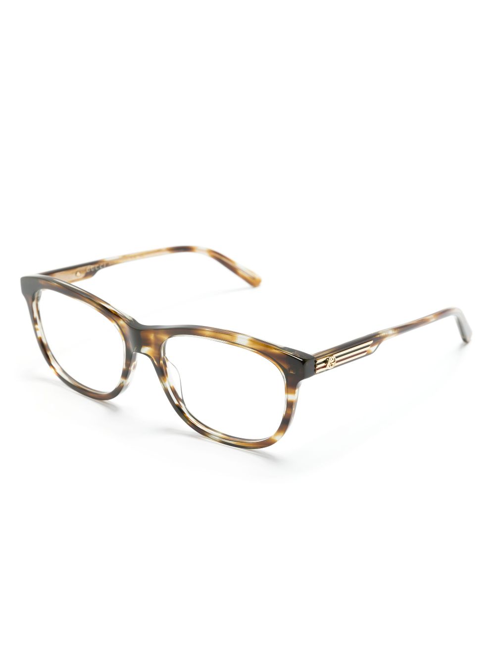 Gucci Eyewear Bril met vierkant montuur - Bruin