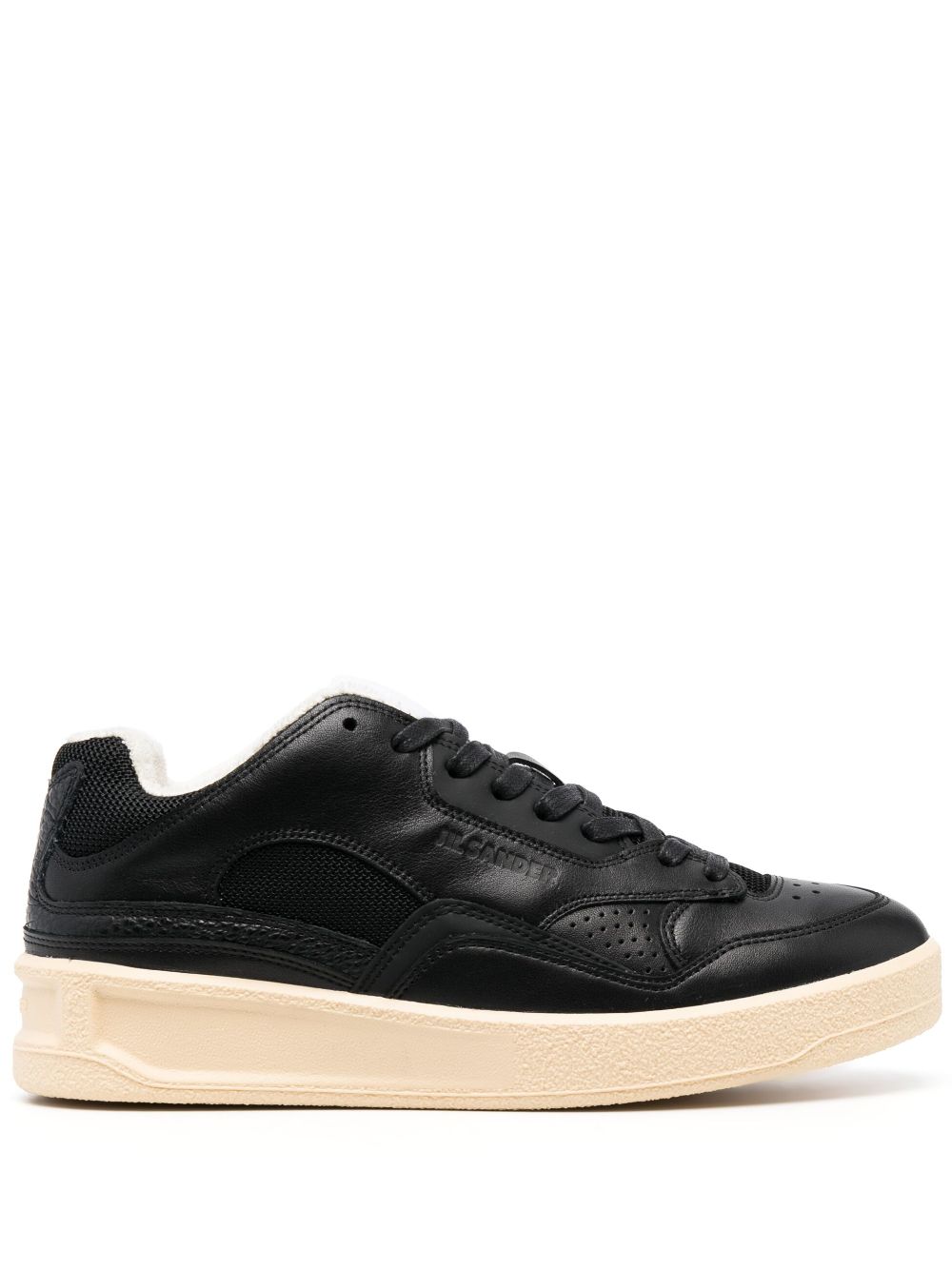 JIL SANDER BASKET LOW-TOP LEATHER SNEAKERS