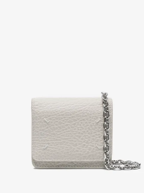Maison Margiela Four Stitches leather chain wallet