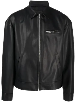 PRADA lambskin leather bomber
