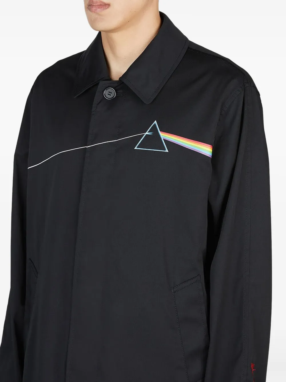 Undercover The Dark Side Of The Moon Coat In Black