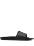 Valentino Garavani Rockstud slide sandals - Black