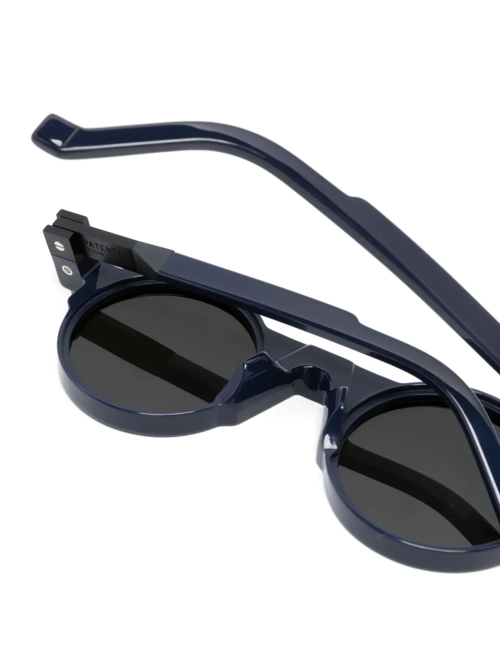  Vava Eyewear Bl0002 Round-frame Sunglasses - Blue 