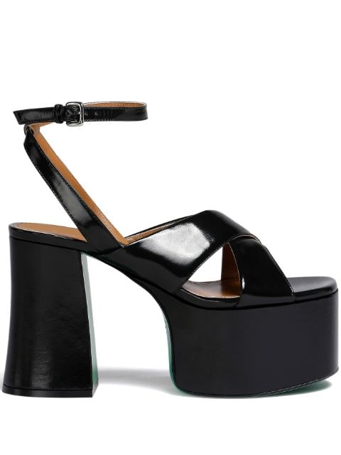 Marni patent leather platform sandals
