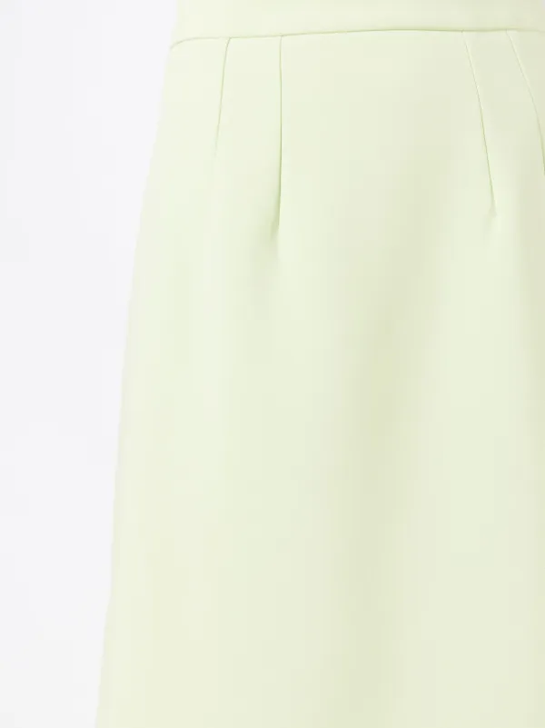 Olympiah Jupe Fendue Freya à Coupe mi-longue Vert FARFETCH FR