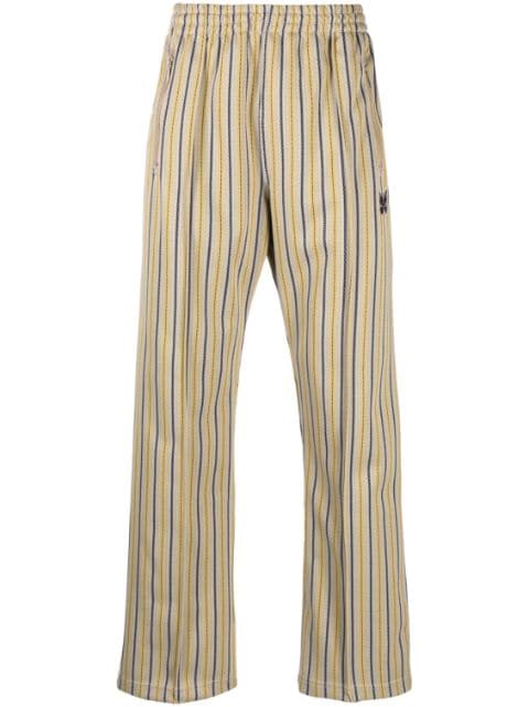 Needles - stripe-print elasticated-waist track pants