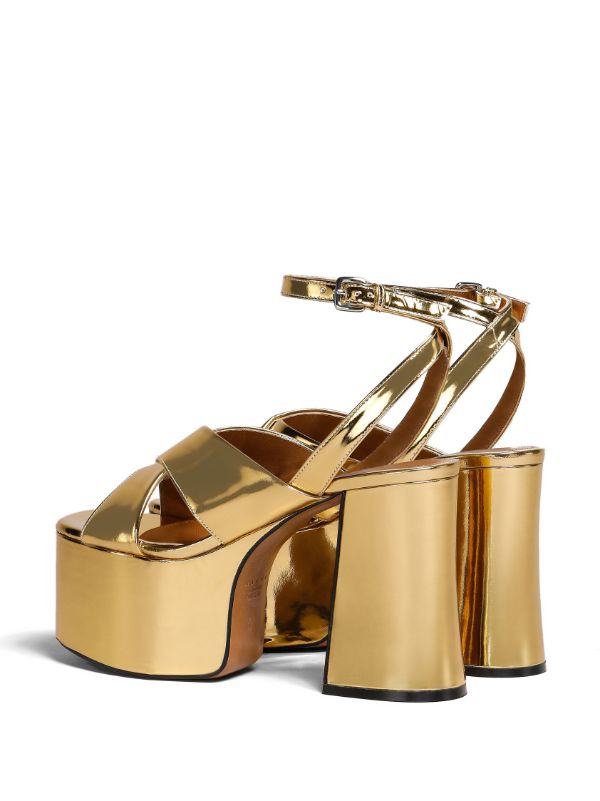 Marni patent leather Platform Sandals Farfetch