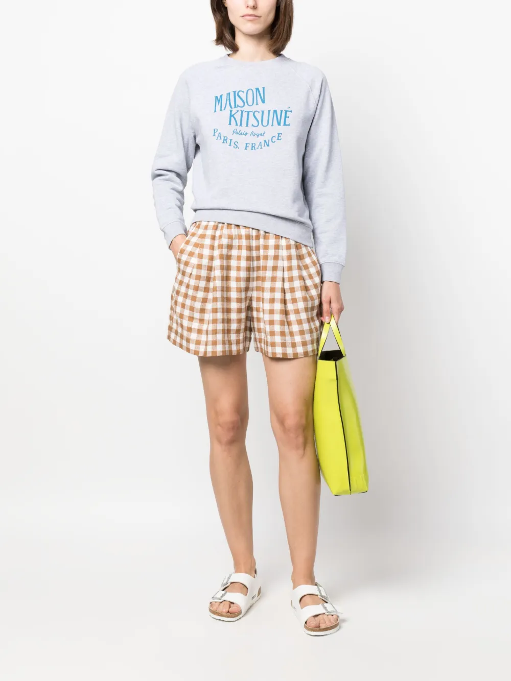 Maison Kitsuné Palais Royal Vintage cotton sweatshirt - Grijs