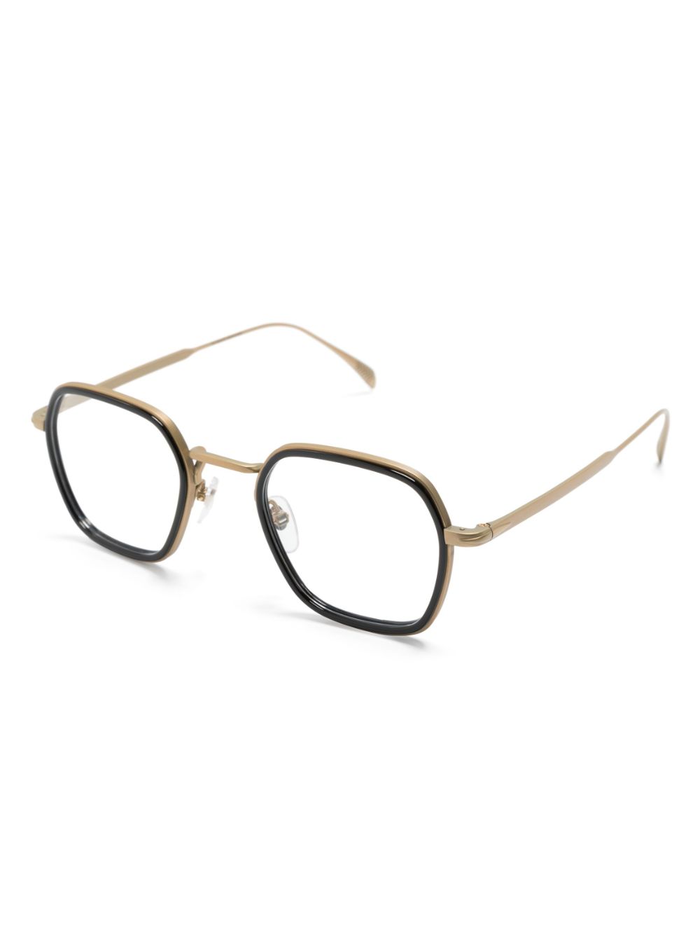 Eyewear by David Beckham Bril met geometrisch montuur - Zwart