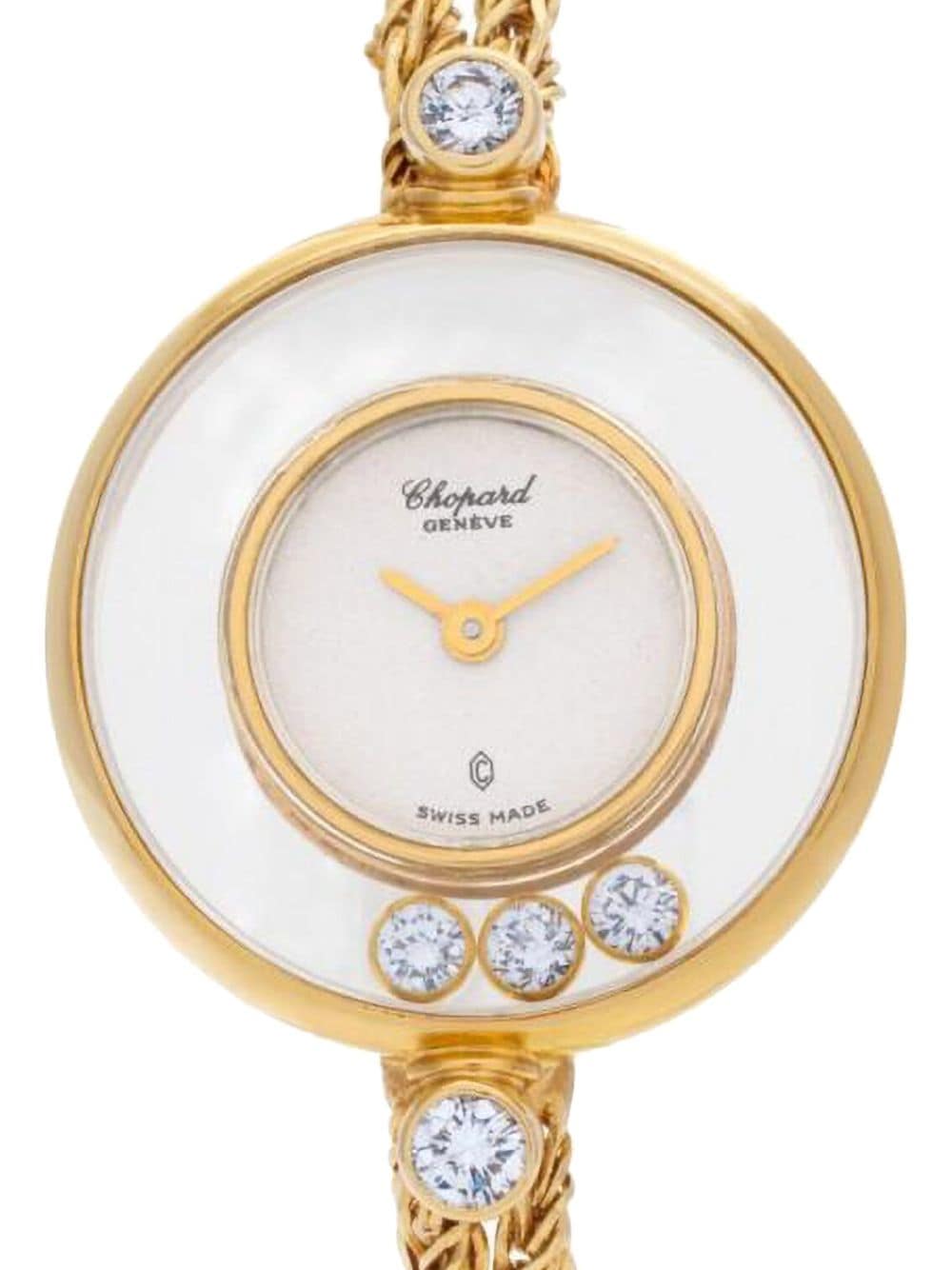 Chopard Pre-Owned 1990s pre-owned Happy Diamond 21mm - White