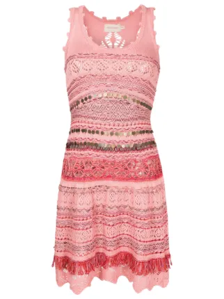 Cecilia Prado Ftima Knitted Dress | Pink | FARFETCH UZ Cecilia Prado Ftima Knitted Dress | Pink | FARFETCH UZ