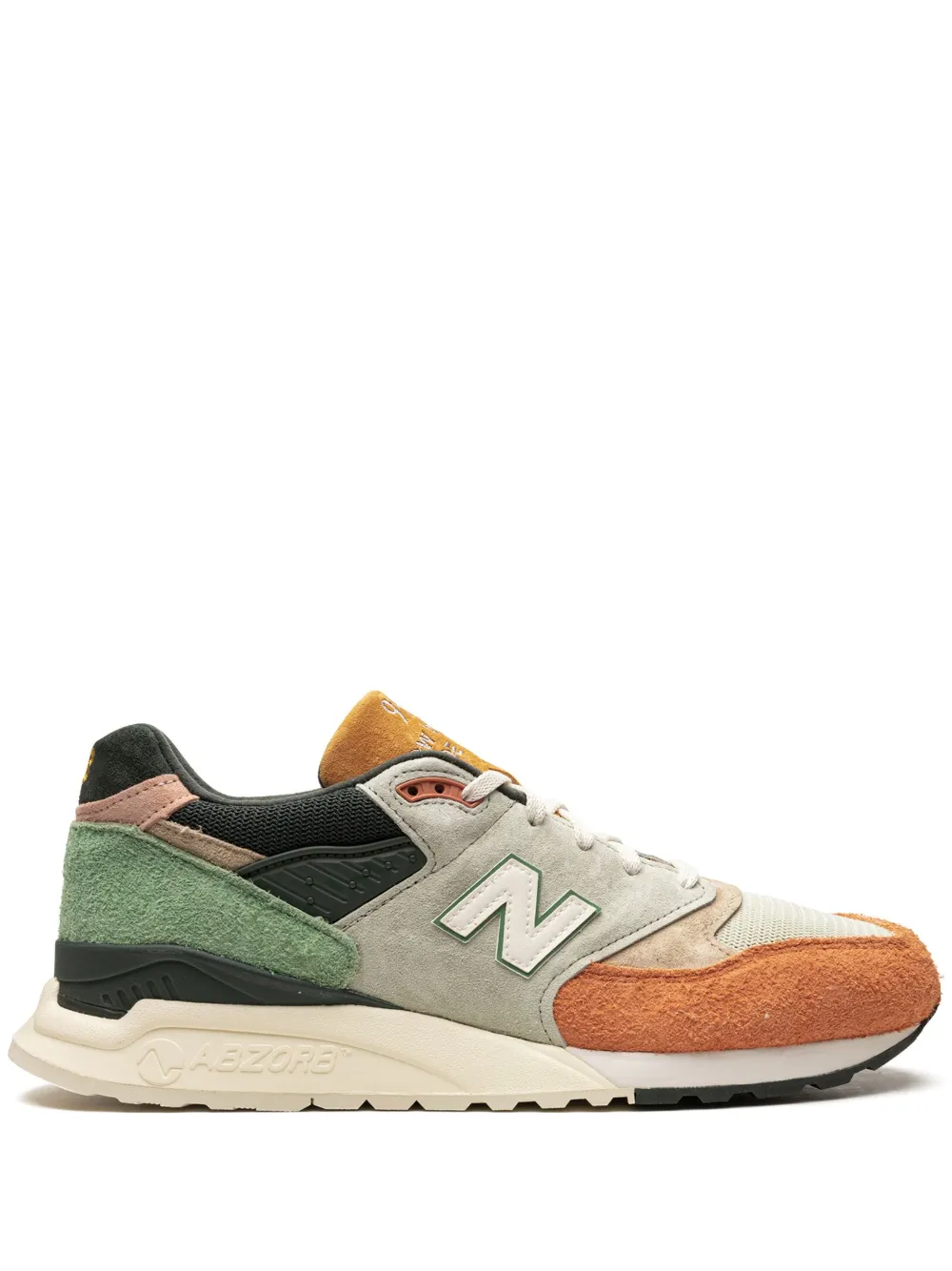 New Balance X Kith 998 "broadacre City Aloe Wash" Sneakers In Green