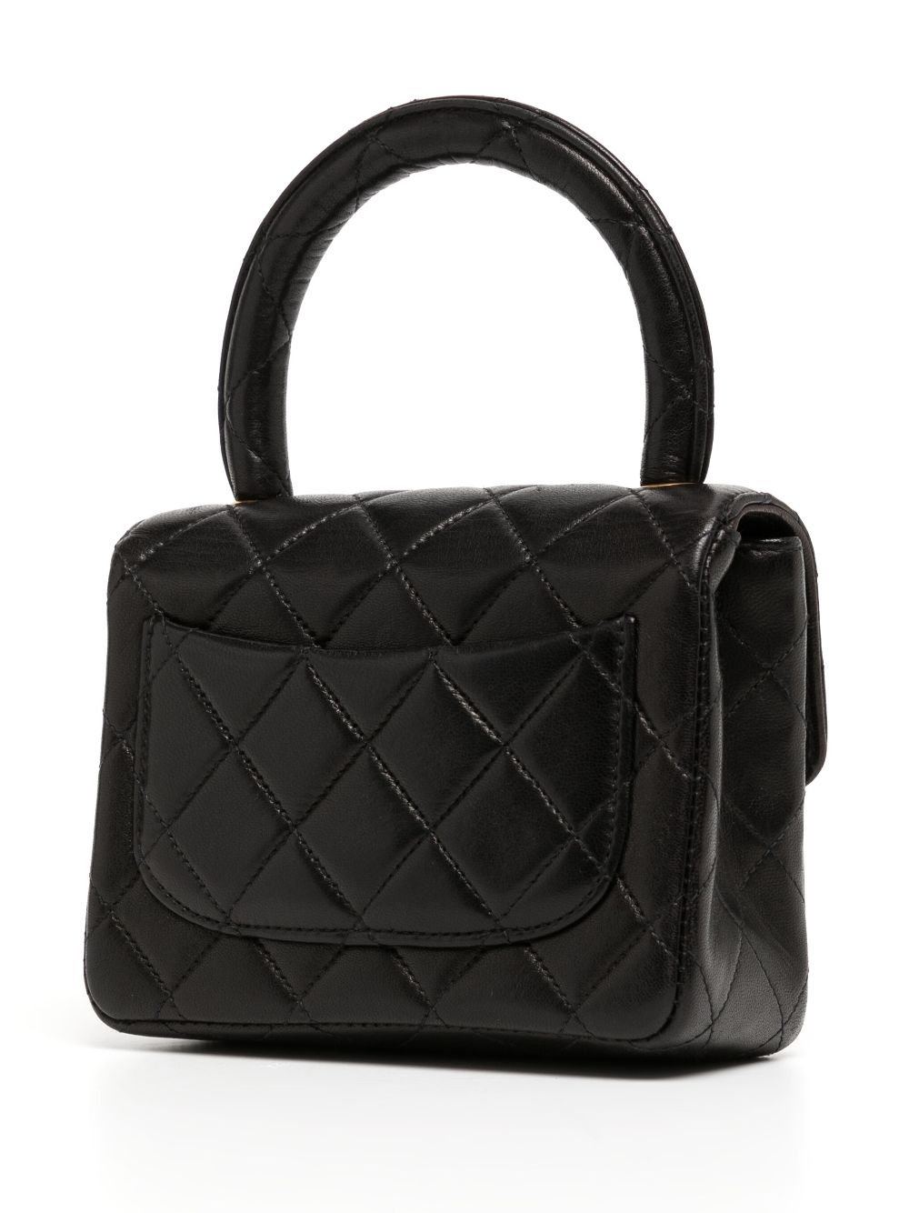 Cheap HOT SALE CHANEL 1990-2000s mini Classic Flap square handbag Women