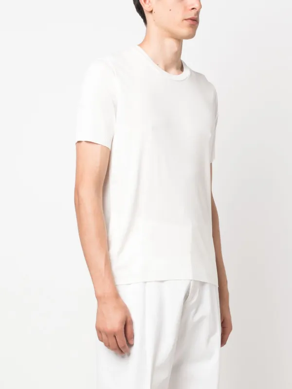 【関税&送料込】Tom Ford White Lyocell Blend T-Shirt TOM FORD crew-neck lyocell-blend T-shirt | White | FARFETCH JO