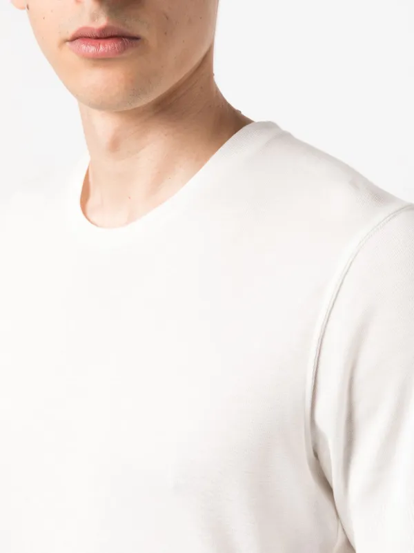 TOM FORD crew-neck lyocell-blend T-shirt | White | FARFETCH JO