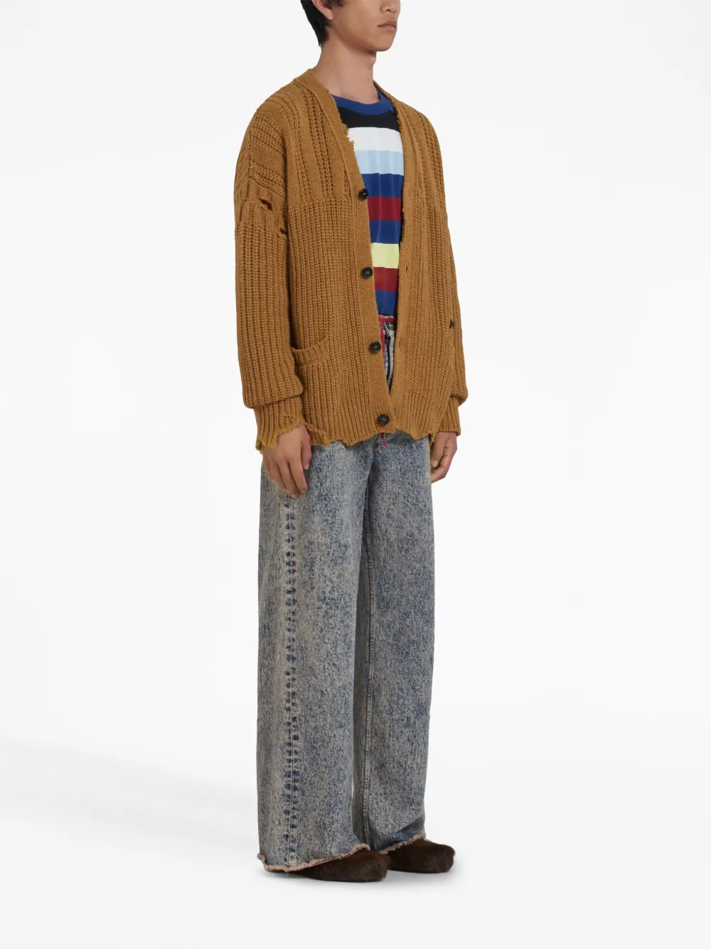 Marni Jeans met wijde pijpen - Blauw