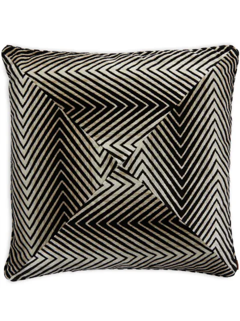 Missoni Home Ziggy logo-tag cushion 