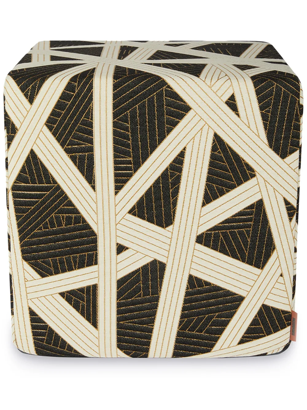 Missoni Home Nastri multi-way stripe stool | Black | Image 1