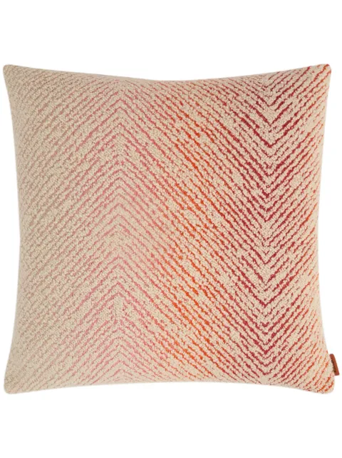 Missoni Home Brouges zigzag-woven cushion
