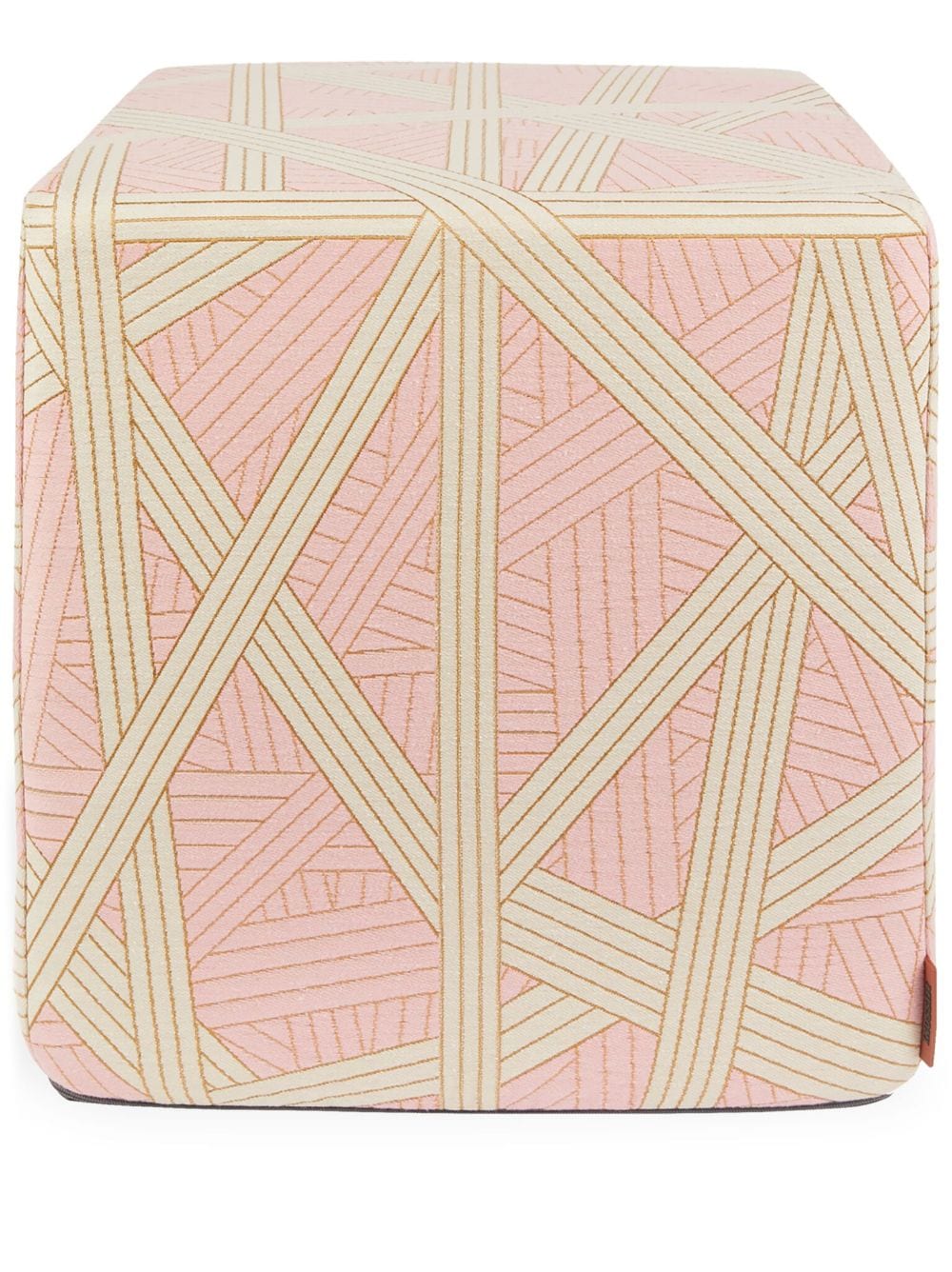 Missoni Nastri Multi-way Stripe Pouf Cube In Pink