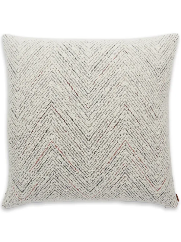 Missoni Home Gres ジグザグ クッション L | ニュートラル