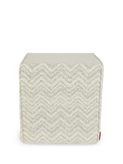 Missoni Home Columbia Hocker mit Jacquardmuster